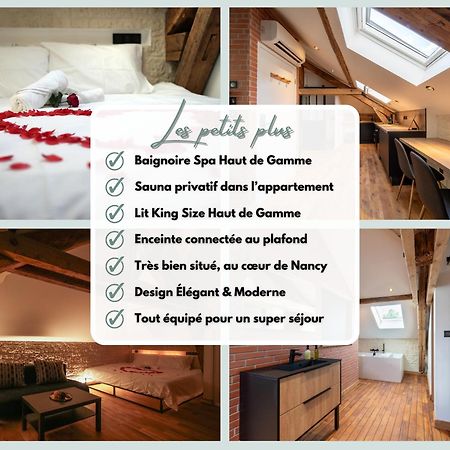 Evasion Chic, Spa Et Sauna Sous Les Toits Nancy Exteriér fotografie